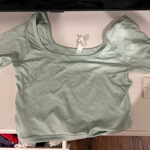 NWT Lululemon Ribbed Held Tight Tee